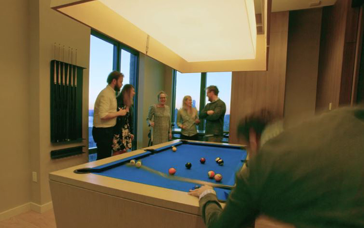 Billiards with Panoramic Views.