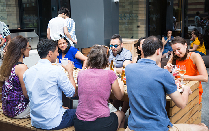 Resident BBQs on the Terrace.