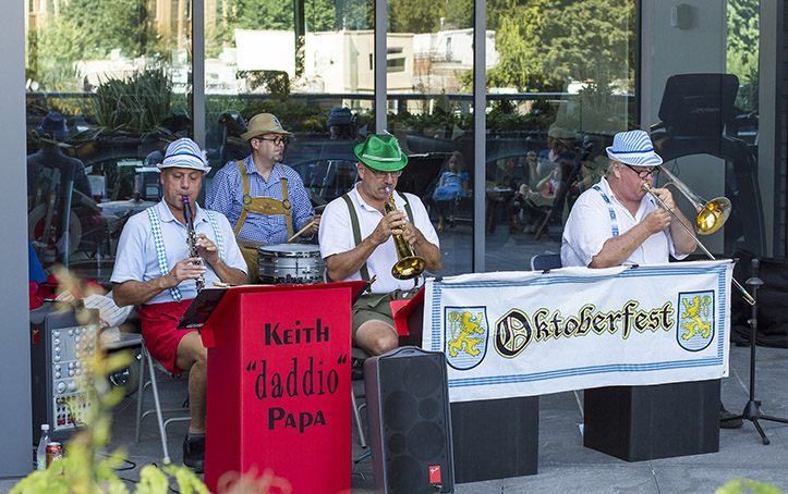 Polka Band playing for Oktoberfest